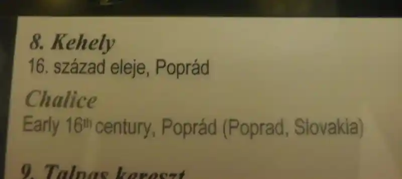 Crucifix on a chalice